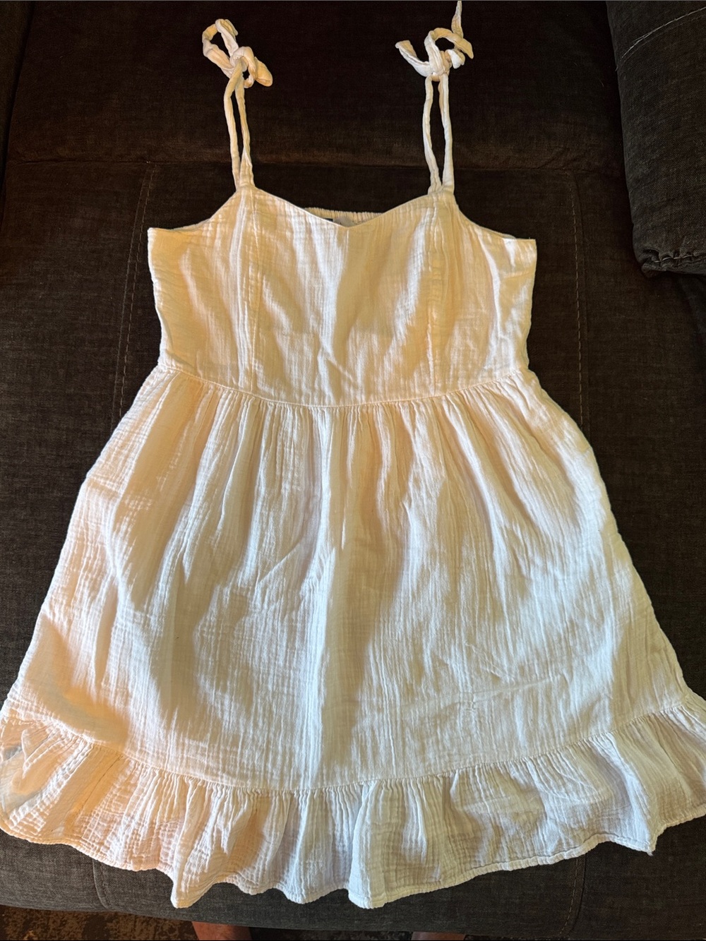 Old Navy White Textured Cami
